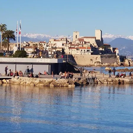 Stylish With Pool 500 Meters To The Lägenhet Antibes